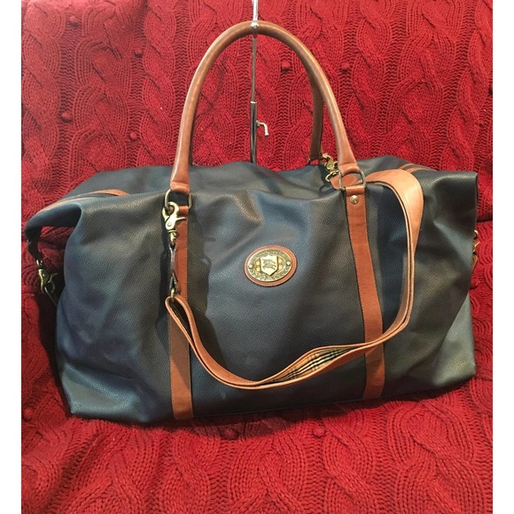 vintage burberry travel bag